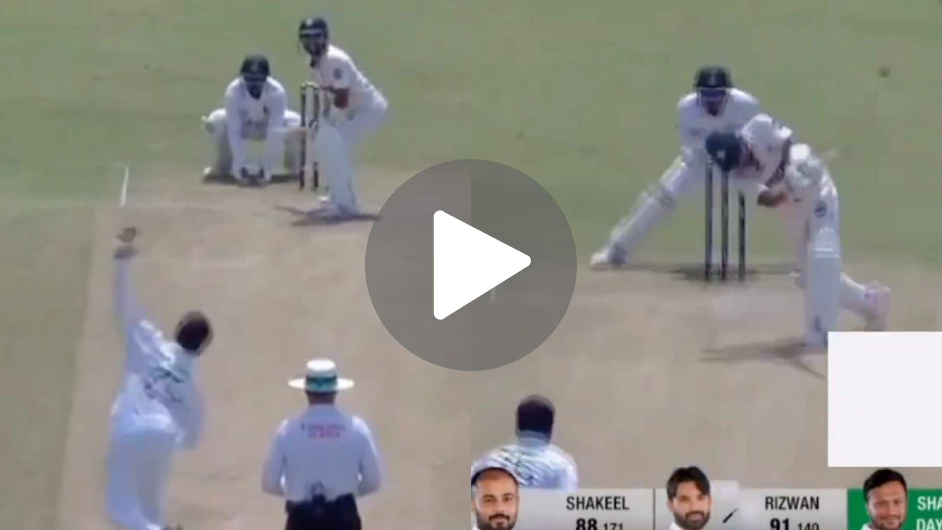 [Watch] 6, 4! Rizwan Smacks Shakib To Bring Up His Ton With 2 Boundaries In 3 Balls